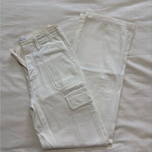 Zara White Cargo Pants